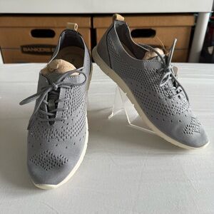 Earth Spirit Casual Shoes Womens 8 Gray Mesh Lace Up Walking Breathable Comfort